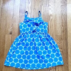🍭6/$30 Cherokee Blue Polka Dot Sleeveless Tank Lightweight Summer Dress - 4T